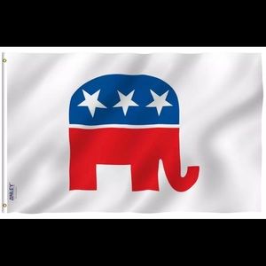 Republican GOP Elephant USA American Flag 🇺🇸